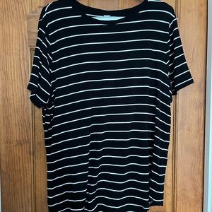 Old Navy Luxe Striped T Shirt size XL